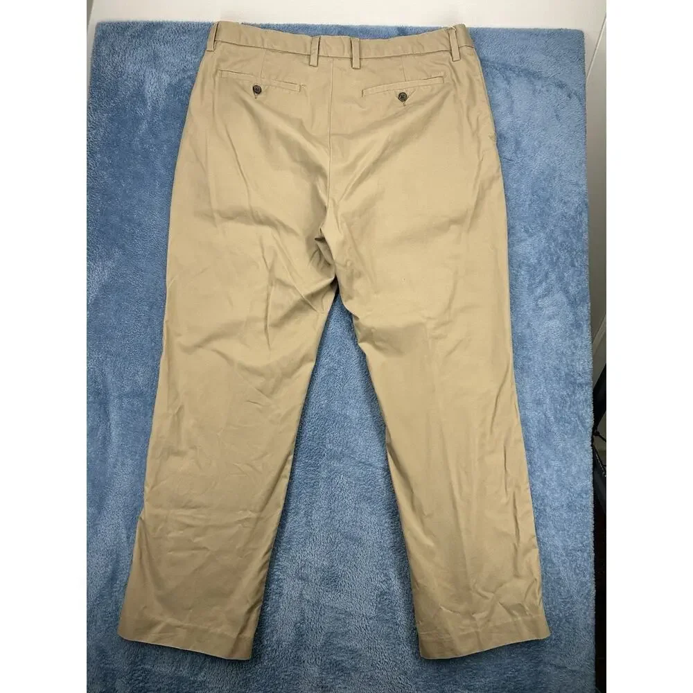 Banana Republic Pants Mens 38x32 Beige 100% Cotton Tailored Slim